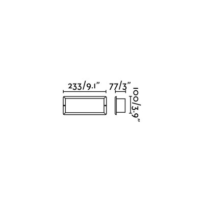 Встраиваемый светильник LISO recessed lamp