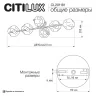 Светильник потолочный на штанге Citilux Дэвис CL201161