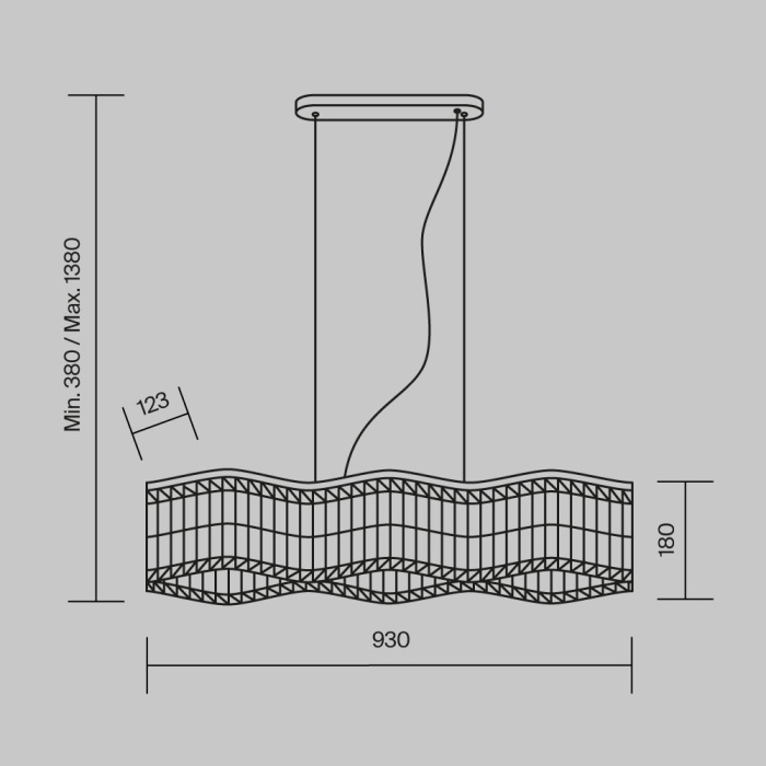 Подвесной светильник Maytoni Dune DIA005PL-06CH