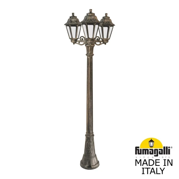 Садово-парковый светильник Fumagalli ARTU BISSO/ANNA 3L E22.158.S30.BXE27