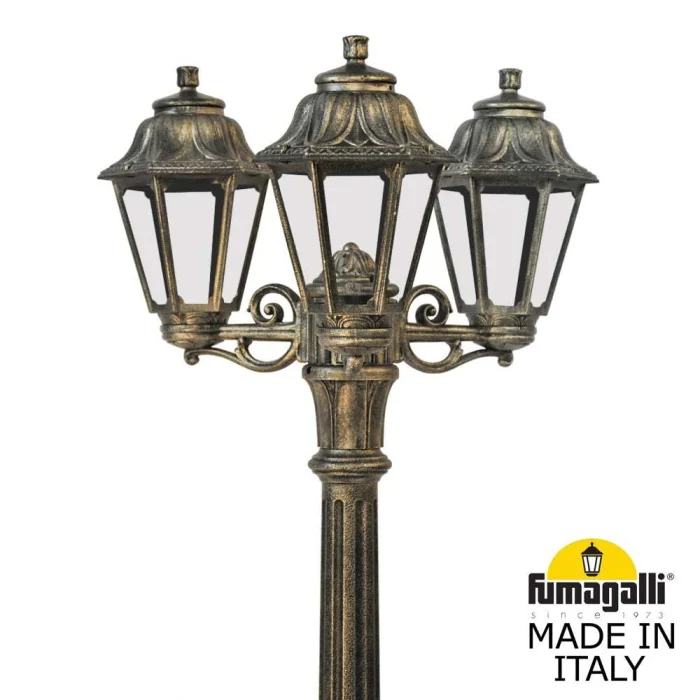 Садово-парковый светильник Fumagalli ARTU BISSO/ANNA 3L E22.158.S30.BXE27