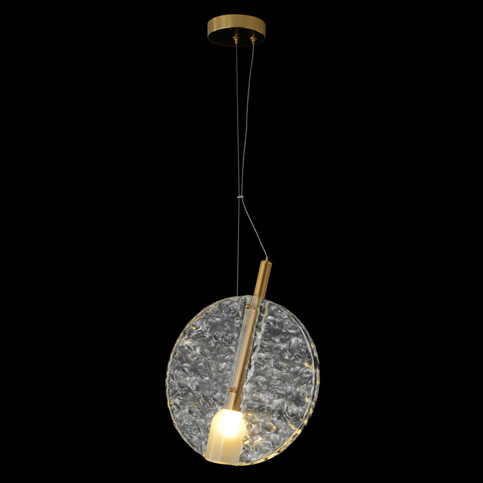 Светильник подвесной Crystal Lux FROZEN SP1 BRASS