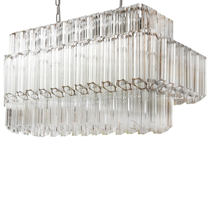 Подвесная люстра iLamp Destiny MD0267-14 CHROME+CLEAR