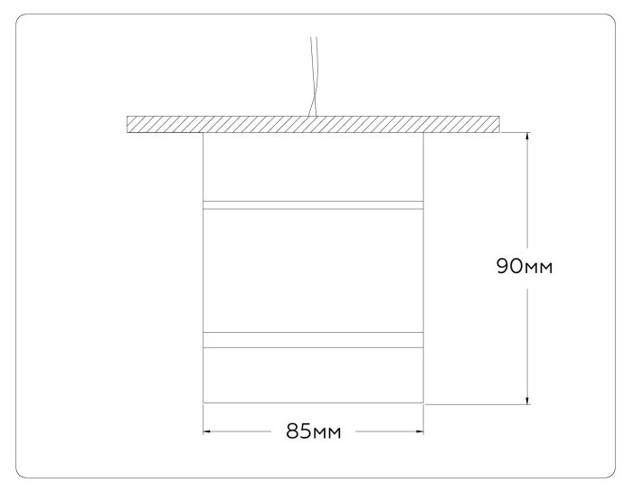 Накладной поворотный точечный светильник GX53 AMBRELLA light TA1445