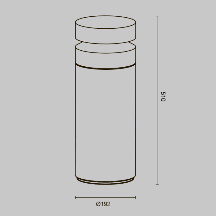 Садово-парковый светильник Maytoni Betone O469FL-L20CM3K