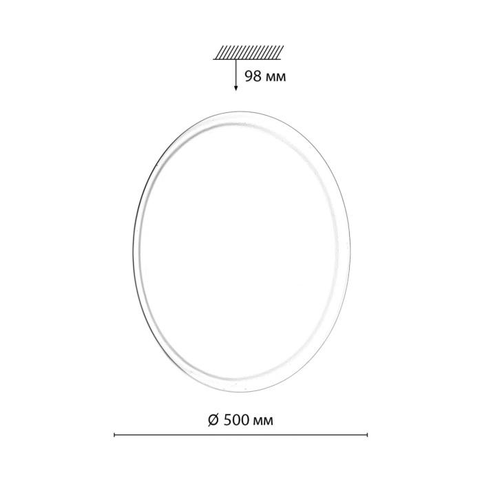 Настенно-потолочный светильник СОНЕКС PALE 7776/ELN