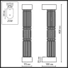 Настенный светильник Odeon Light Collier 5456/12WL