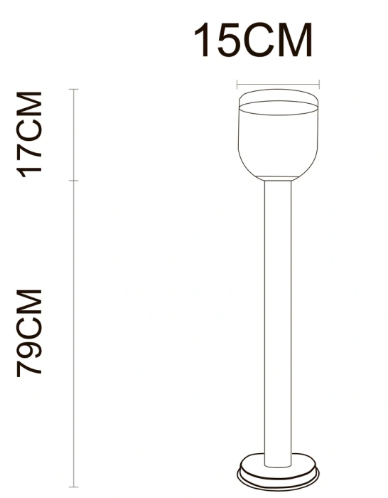 Ландшафтный светильник Arte Lamp INCHINO A8163PA-1SS