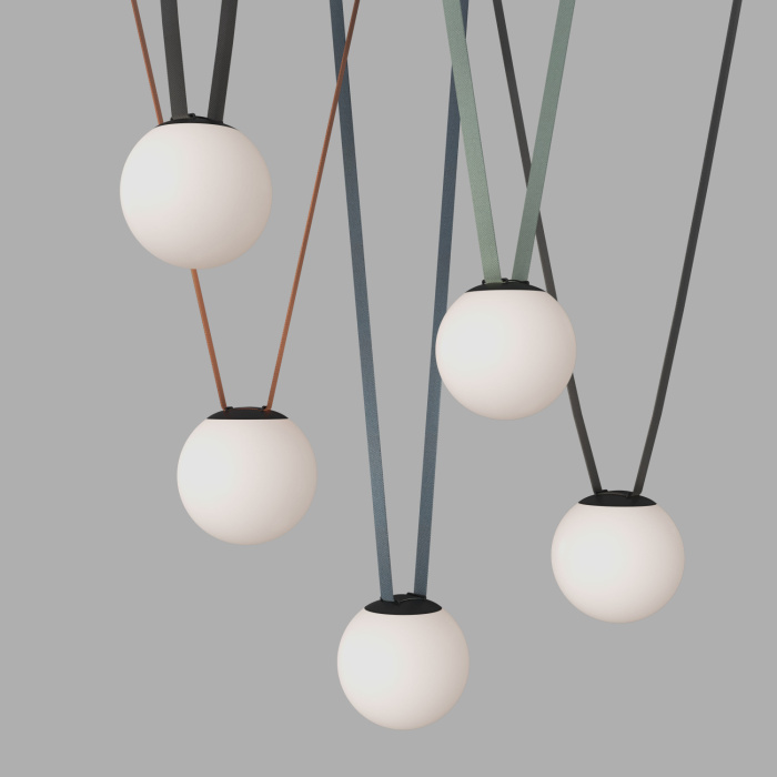 Светильник на шине Denkirs BELTY ORB DK5552-BK