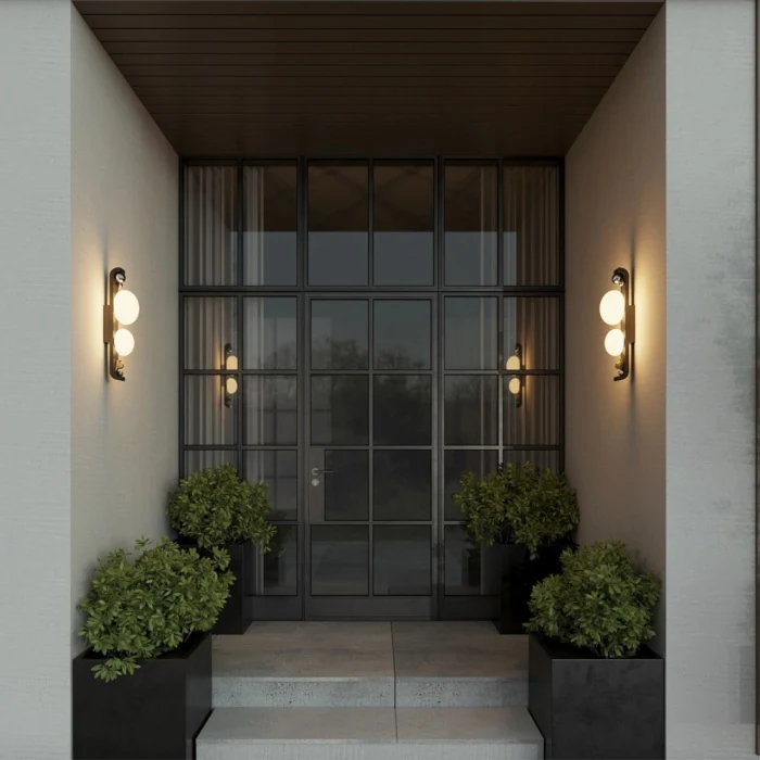 Уличный фасадный светильник Odeon Light Luma 5434/2W