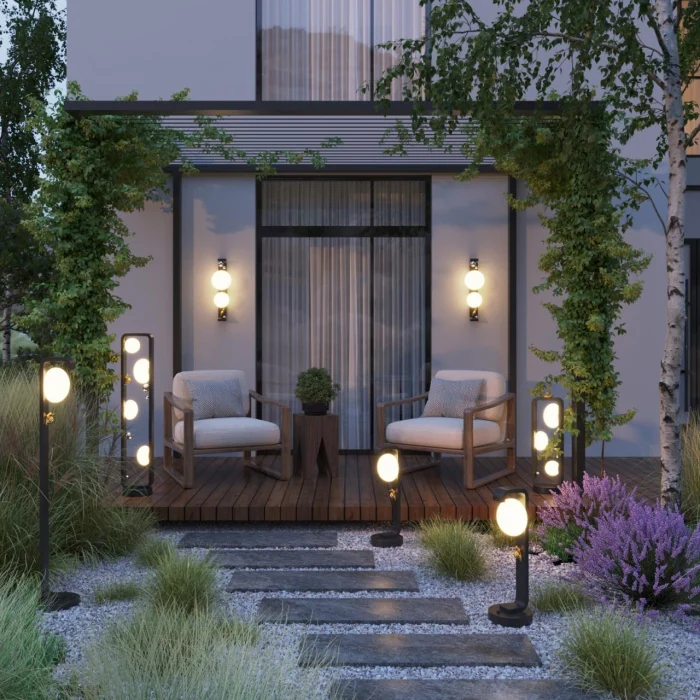 Уличный фасадный светильник ODEON LIGHT NATURE 5434/2W