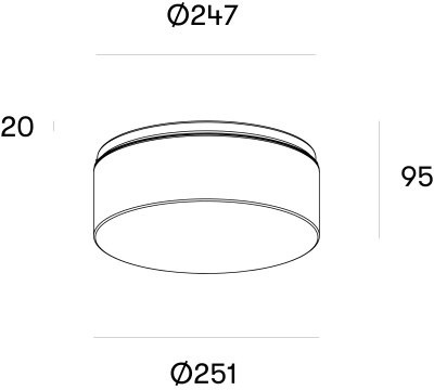 Светильник для ванной комнаты Leds C4 VETRO