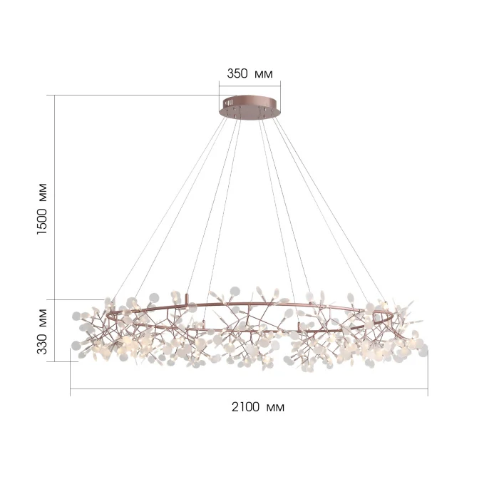 Люстра подвесная RAFINA ST LUCE SL379.203.324