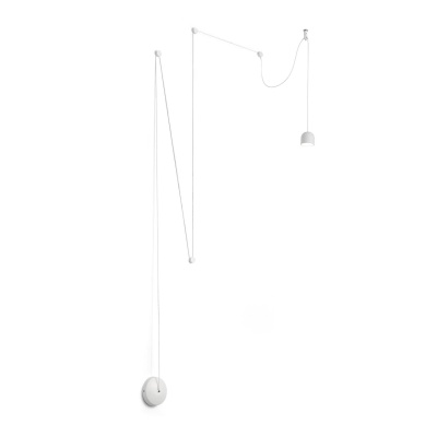 Подвесной светодиодный светильник Ideal Lux Tall SP1 Small Bianco 196794