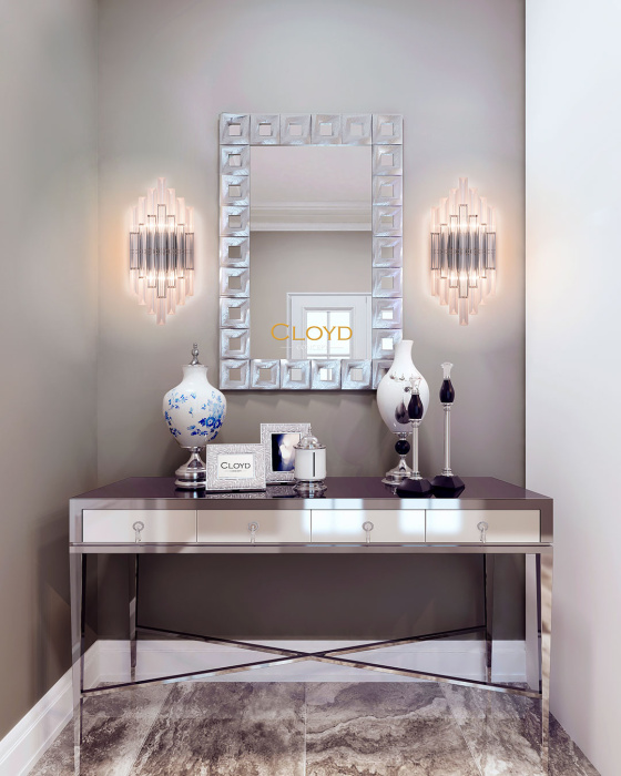 Бра Cloyd ORATORIA W2 / выс. 50 см - хром (арт.20145)