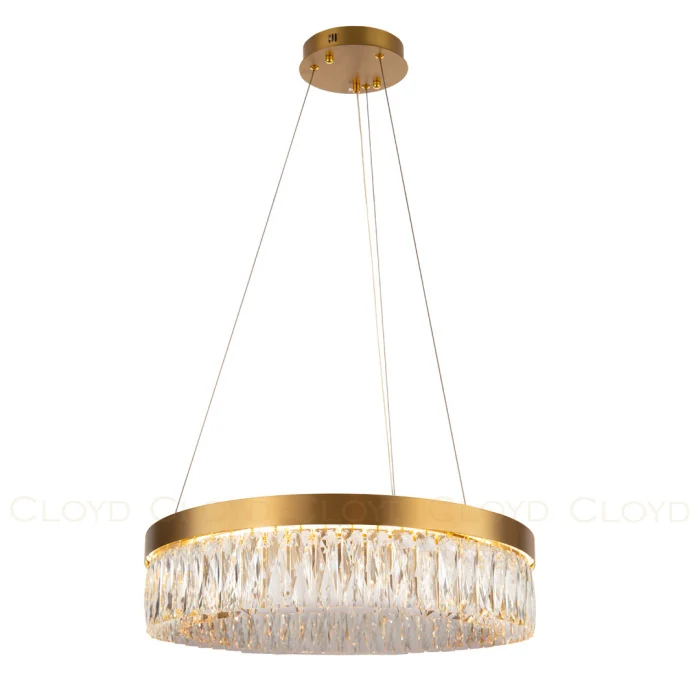 Люстра Cloyd TELEMAN C1 / Ø80 см - латунь (арт.10769)