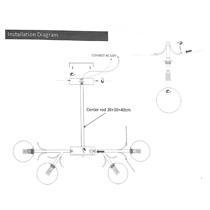 Люстра MATISSE D67 ImperiumLoft