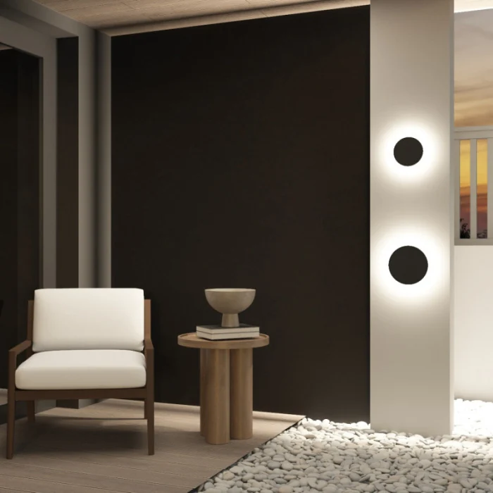 Настенный светодиодный уличный светильник ALTA DK9781-BK