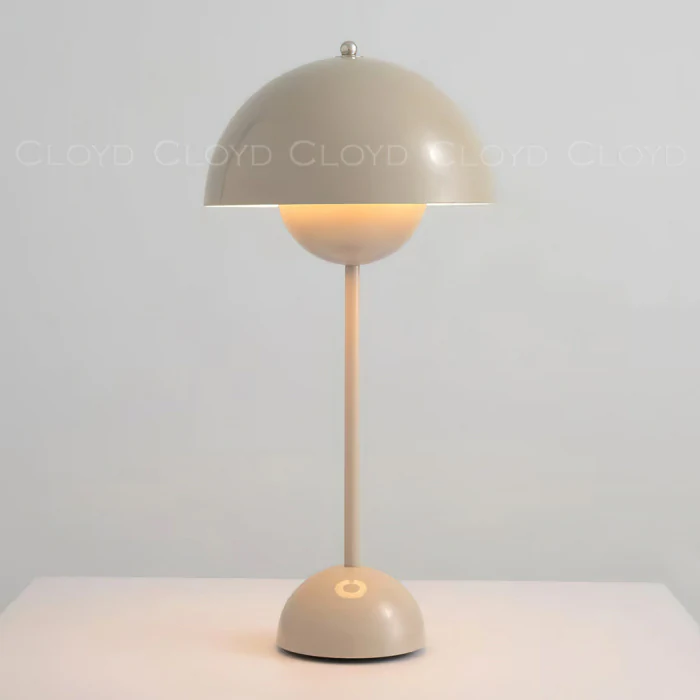 Настольная лампа Cloyd ERMA-B T1 / выс. 50 см - серый (арт.30043)