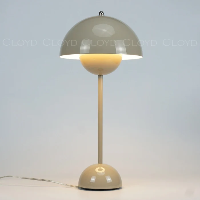 Настольная лампа Cloyd ERMA-B T1 / выс. 50 см - серый (арт.30043)