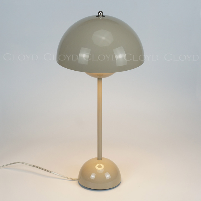 Настольная лампа Cloyd ERMA-B T1 / выс. 50 см - серый (арт.30043)