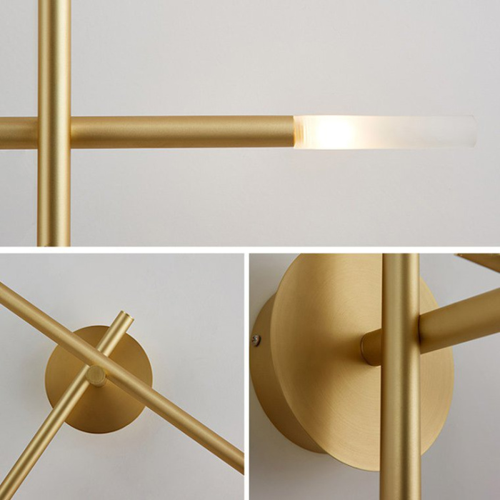 Настенное бра TRAVERSE WALL Gold H98 ImperiumLoft