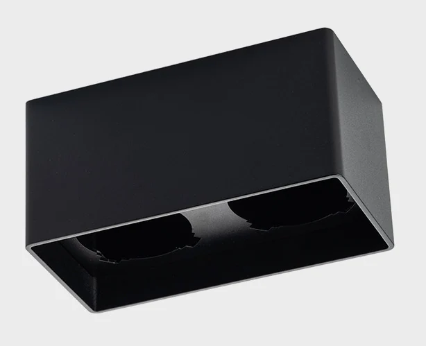 Светильник потолочный ITALLINE FASHION FX2 black + FASHION FXR black - 2шт.