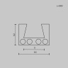 Шинопровод Maytoni Busbar trunkings Elasity TRX160-115B