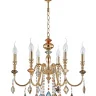 Люстра Crystal Lux MERCEDES SP6 GOLD/COLOR