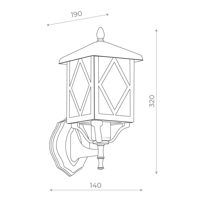 Светильник уличный настенный SL084.401.01 ST LUCE