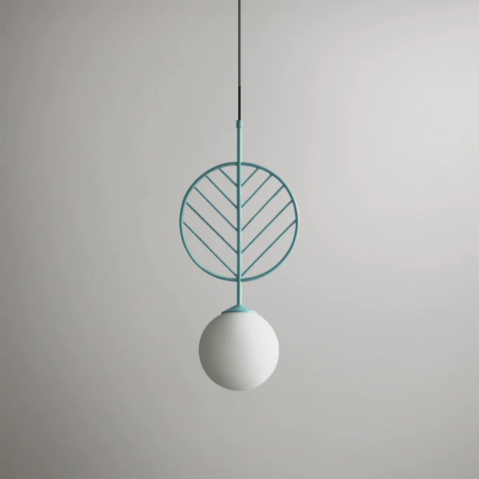 Подвесной светильник LEAF B Голубой ImperiumLoft