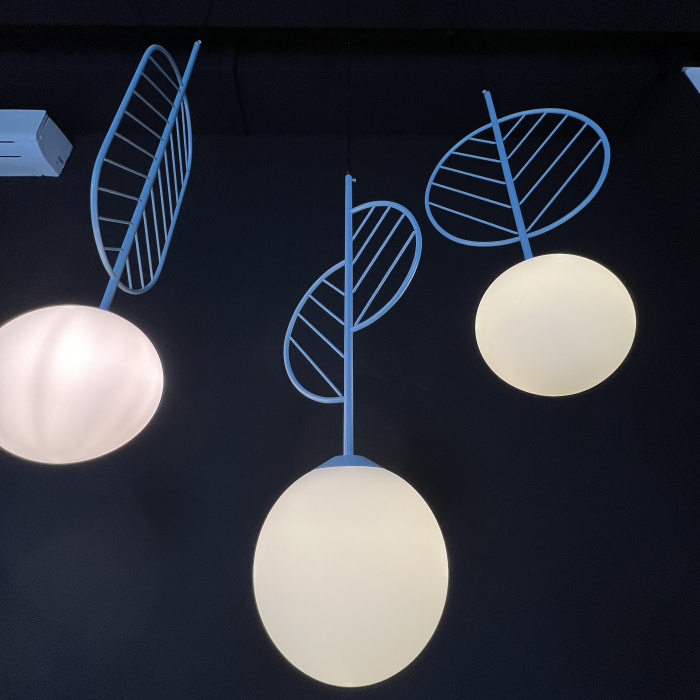 Подвесной светильник LEAF B Голубой ImperiumLoft