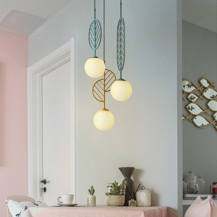 Подвесной светильник LEAF B Голубой ImperiumLoft