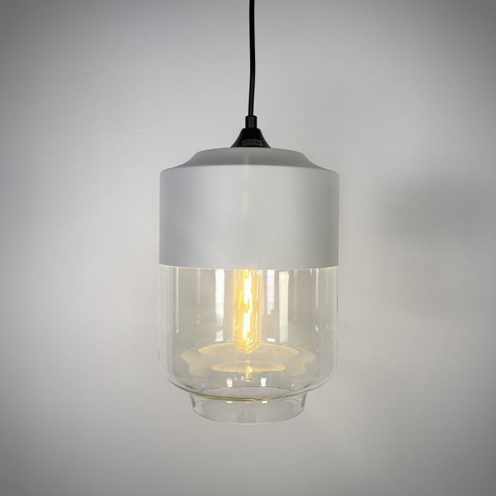 Подвесной светильник NORD A D18 White/Transparent ImperiumLoft