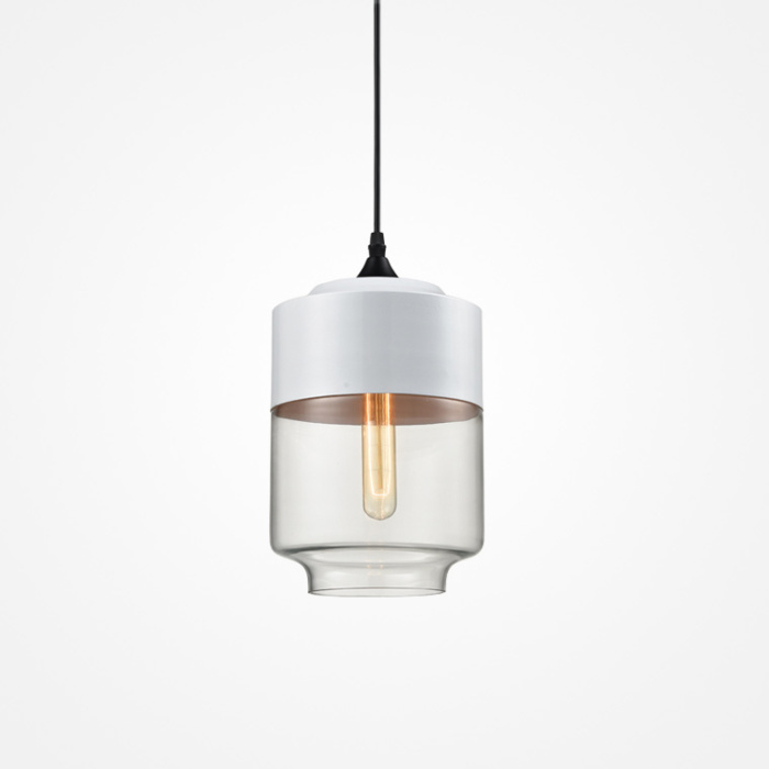 Подвесной светильник NORD A D18 White/Transparent ImperiumLoft