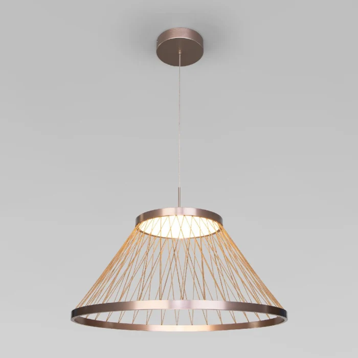 Подвесная люстра Eurosvet Cesta 40017/1 LED коричневый