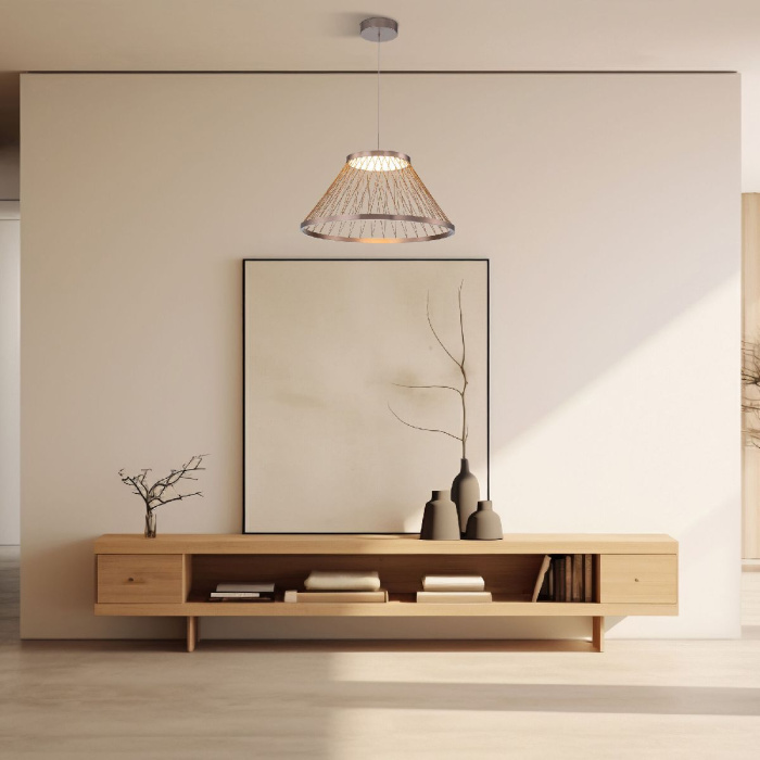 Подвесная люстра Eurosvet Cesta 40017/1 LED коричневый