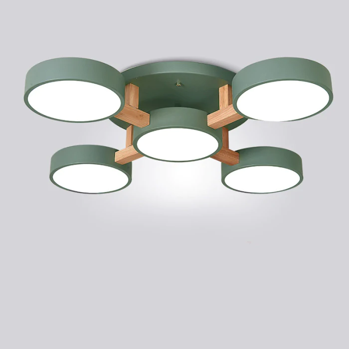 Потолочная люстра JOIST 5 Green ImperiumLoft
