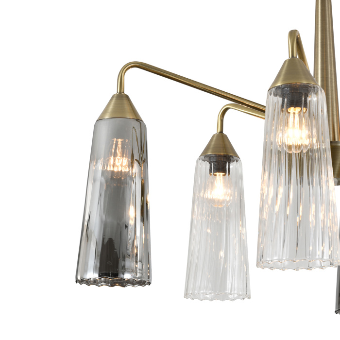 Люстра потолочная на штанге CAMPANA INDIGO V000509