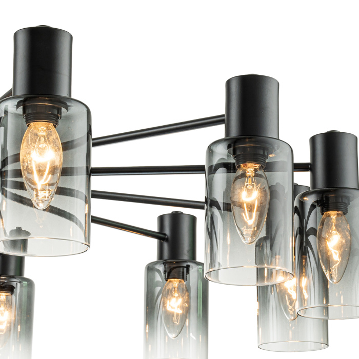 Потолочная люстра на штанге DIVERSITY ESCADA 2120/12P Black