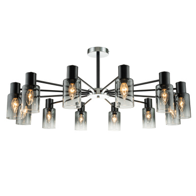 Потолочная люстра на штанге DIVERSITY ESCADA 2120/12P Black