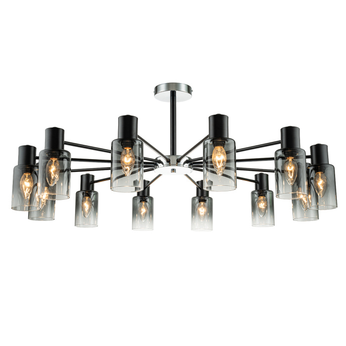 Потолочная люстра на штанге DIVERSITY ESCADA 2120/12P Black