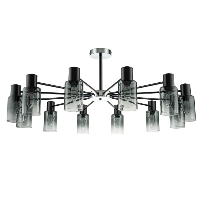 Потолочная люстра на штанге DIVERSITY ESCADA 2120/12P Black