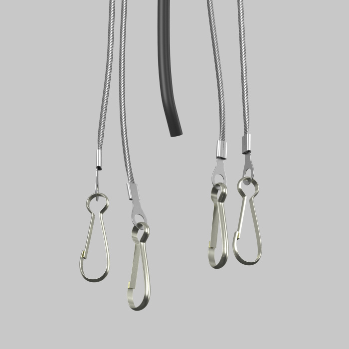 Универсальное крепление для квадратных светильников Maytoni Zon C032C-04-B-1