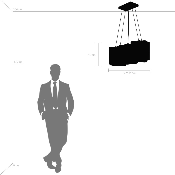 Подвесной светильник Nubi LIGHTSTAR 802130