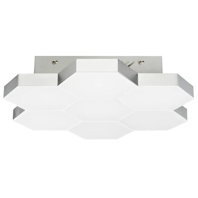 750074 (MX13003032-7А) Люстра потол FAVO LED-35W 1680LM Silver 4000K (в комплекте)