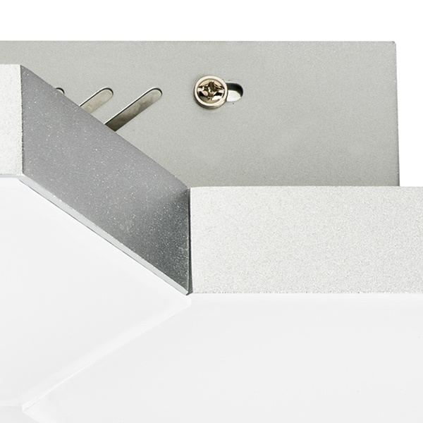 Светильник потолочный FAVO LED-35W 1680LM Silver 4000K (в комплекте) 750074 (MX13003032-7А)