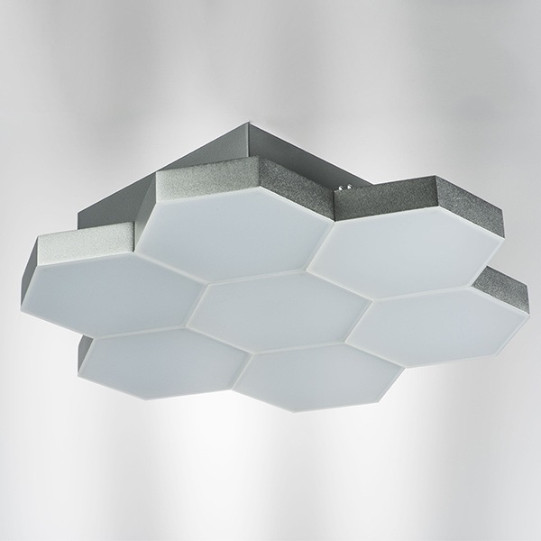 Светильник потолочный FAVO LED-35W 1680LM Silver 4000K (в комплекте) 750074 (MX13003032-7А)