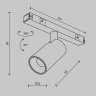 Трековый светильник Maytoni Focus LED TR176-1-5WTW-M-B