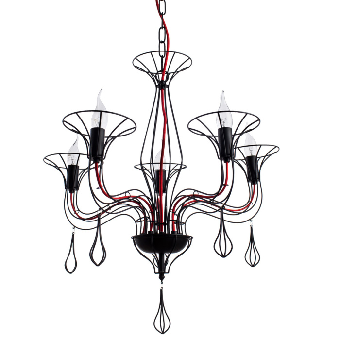 Люстра подвесная Arte Lamp ARTEFACT A3225LM-5BK